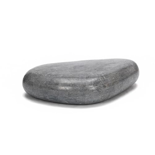 Mondo Viro Couchtisch aus Fossilstein Steinchen "Sasso" (Big, Grau) von MONDO VIRO