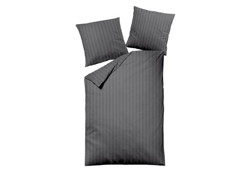 MONDO Bettwäsche LIANA, L 155 x B 220cm, Anthrazit, Reißverschluss, Baumwolle, 1 teilig, 100% Baumwolle MONDO Bettwäsche LIANA, L 155 x B 220cm, Anthrazit, Reißverschluss, Baumwolle, 1 teilig, 100% Baumwolle von MONDO