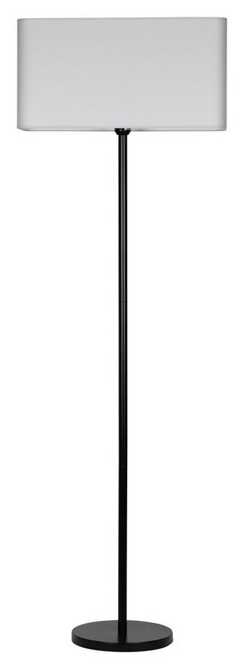 MONDO Stehlampe CASSIDA, Schwarz, Grau, Höhe 168 cm, Metall, ohne Leuchtmittel, 1-flammig, Stoff von MONDO