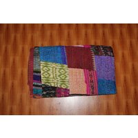 Patola Silk Patch Work Kantha Quilt, Decke Bettüberwurf von MONIKAENTERPRISIndia