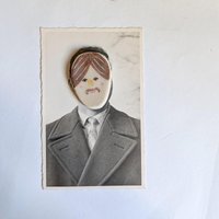 Brosche Oder Magnet Kopf Mann; Anstecker Gesicht; Für Büro Fotos Brosche Oder Magnet Kopf Mann; Anstecker Gesicht; Für Büro Fotos von MONIYceramics