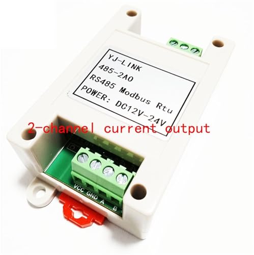 2/4-Kanal-Analogausgang 0-10 V 0-20 MA AO-Modul RS485 Modbus RTU zu Spannungsstrom(2ch 0-20MA) von MONIZMVC