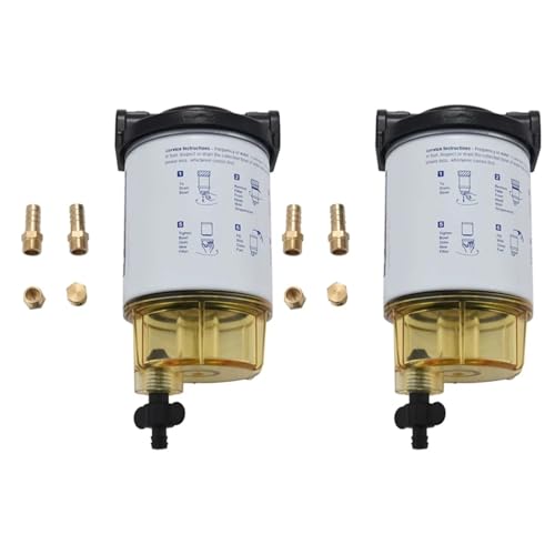 2X S3213 Außenborder Heizöl Wasser Trennung Schiff Filter Kraftstoff Wasser Separator Filter von MONIZMVC