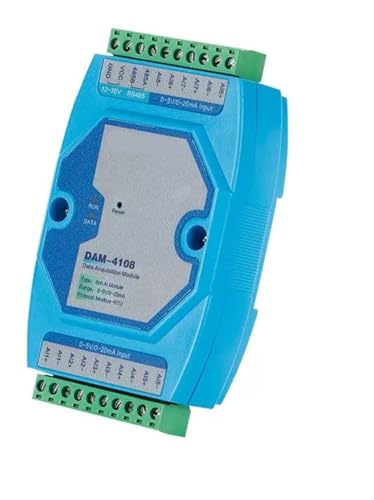 8-Kanal 4-20 mA zu RS485 Mehrkanal-Analogspannung zu Modbus-Protokoll Hochpräzises Differenzeingangsmodul von MONIZMVC