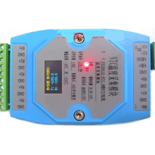 8-Kanal-NTC-Thermistor-Temperaturerfassungsmodul MODBUS RTU-Protokoll 485(With OLED display) von MONIZMVC
