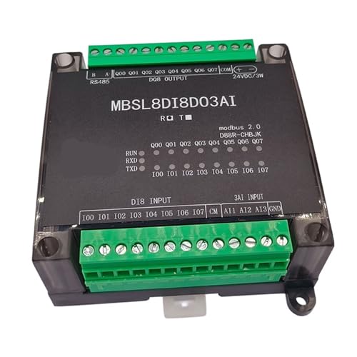 8DI8DO3AI 8-Kanal Digital Isolation Eingang, Relais Ausgang, 3-Kanal Analog Erwerb Eingang Modul RS485 Modbus RTU Communicat(Gray) von MONIZMVC