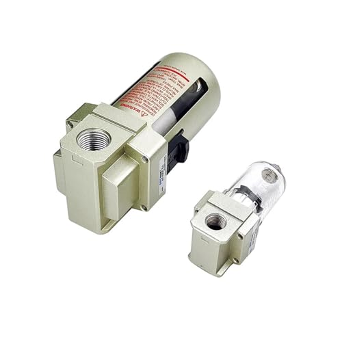 AF2000-02 1/4 Zoll AF3000-03 3/8 Zoll AF4000-04 1/2 Zoll pneumatischer Luftfilter Kompressorfilter Manueller Ablassölabscheider (AF3000-03 PC4-03, Faserfilter) von MONIZMVC