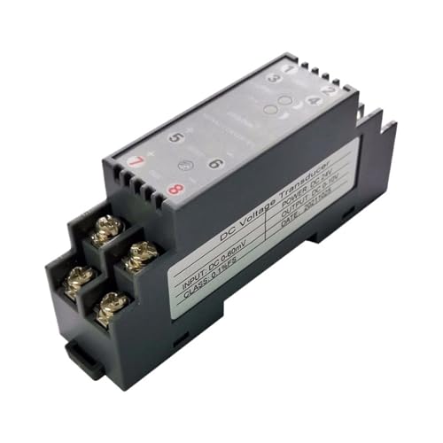 DIN-Schienen-Isolator 0-75 mV 0-10 V 4-20 mA Konverter 0-5 V Isolator Analoger Spannungs-/Stromsignalaufbereiter Isolationsverstärker(0-60mV IN 4-20mA OUT) von MONIZMVC