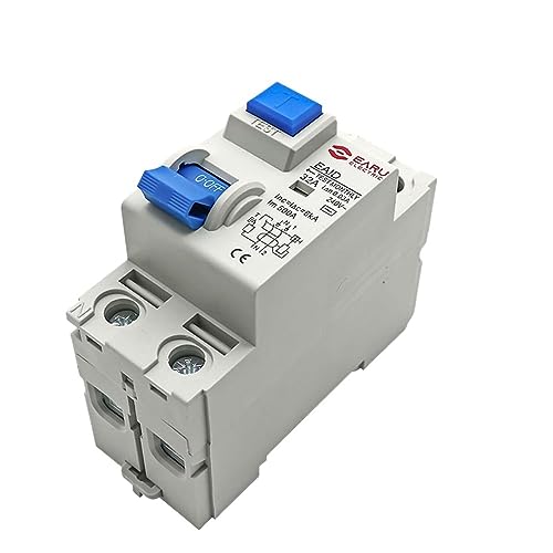 MONIZMVC 2P16A AC240 30mA 100mA Typ AC elektromagnetischer RCCB 63A Rückstromschutzschalter RCBO Luftschalter Leckschutz (30 mA, 25 A 2P) von MONIZMVC