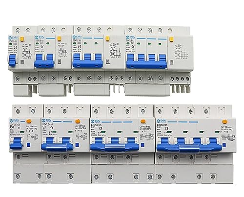 MONIZMVC DZ47LE-63/125 Husehold Luftschalter RCBO Leckschutz 1P + N 2P 3P + N 4P AC400V dreiphasiger Überlastschutzschalter (4P, 25A) von MONIZMVC