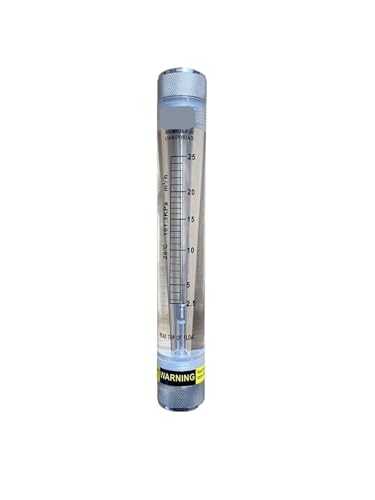 Rohrdurchflussmesser der Serie LZM-15G for Wasser/Flüssigkeit/H2O mit Edelstahlanschluss, 1/2" BSPT- oder NPT-Außengewinde(0.6GPM 0.21-2.1LPM) von MONIZMVC
