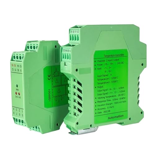 Temperaturtransmitter 0-600 ℃ 0-1300 ℃ 1 Eingang 1 Ausgang 0-600 ℃ bis 4-20 mA 0-10 V 0-5 V RS485 Typ K DC24 V Thermoelement-Signalwandler (1 Eingang 1,0 – 1300 C_AC220 V_ 1-5 V) von MONIZMVC