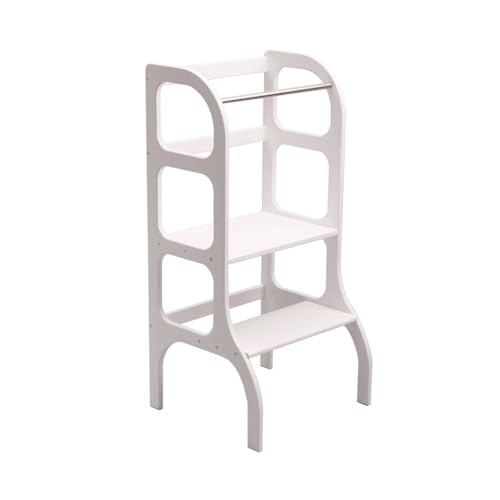 Tritthocker Kinder Küchenhelfer Learning Tower Schemel Kinderhocker Lernstuhl weiß Tritthocker Kinder Küchenhelfer Learning Tower Schemel Kinderhocker Lernstuhl weiß von MONKEY GYM