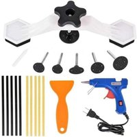 Werkzeugset zur Dellenreparatur unlackierter Dellen – 19-teilig für Auto, Motorrad oder LKW von MONLY