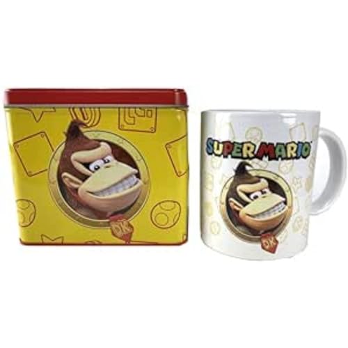 MONOGRAM Nintendo – Donkey Kong – Spardose aus Metall 12 x 9 x 11 cm + Tasse von Nintendo