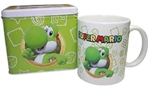 MONOGRAM Nintendo – Yoshi – Spardose aus Metall 12 x 9 x 11 cm + Tasse MONOGRAM Nintendo – Yoshi – Spardose aus Metall 12 x 9 x 11 cm + Tasse von Nintendo