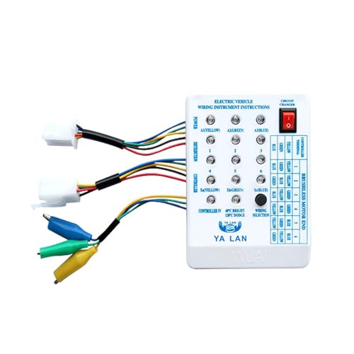 MONOJLY Controller-Tester, 24 V/36 V/48 V/60 V/72 V, Elektromobile, Auto, E-Bike, Roller, bürstenloser Motor, Controller-Tester, Ersatzgerät-Controller von MONOJLY