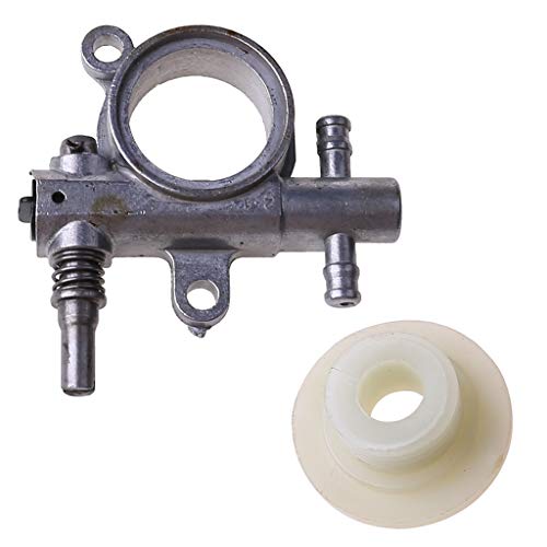 MONOJLY Öler Ölpumpe mit Schneckengetriebe Kettensäge Ersatzteile Metall für 2500/3800 25CC Langlebiges Reparaturwerkzeug MONOJLY Öler Ölpumpe mit Schneckengetriebe Kettensäge Ersatzteile Metall für 2500/3800 25CC Langlebiges Reparaturwerkzeug von MONOJLY