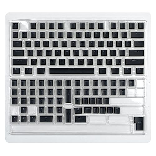 MONOJLY PBT Pudding-Tastenkappe, 129 Tasten, OEM-Konfigurationstastenkappe für 61/87/104/108 mechanische Tastatur, für Cherry/Gateron/Kailh von MONOJLY