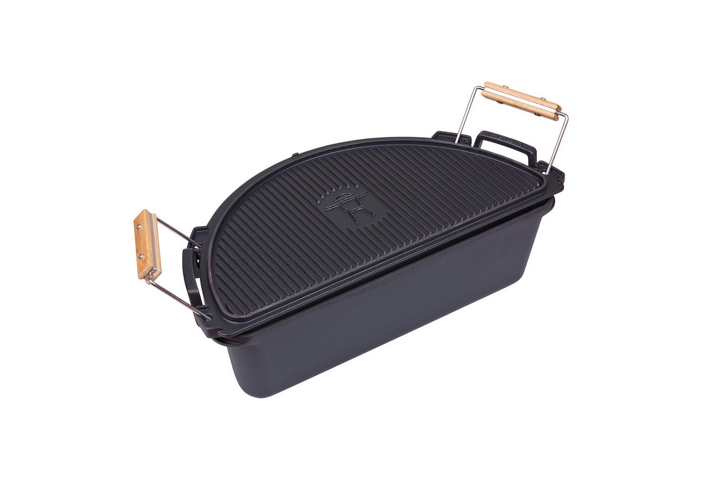 MONOLITH Grilltopf MONOLITH SGS Feuertopf-Set für CLASSIC, Gusseisen von MONOLITH