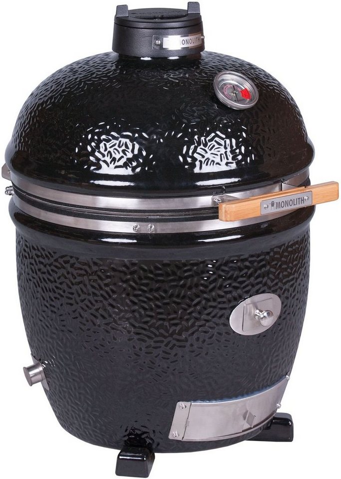 MONOLITH Keramikgrill Monolith Grill CLASSIC PRO-Serie 2.0 Schwarz - OHNE Gestell von MONOLITH