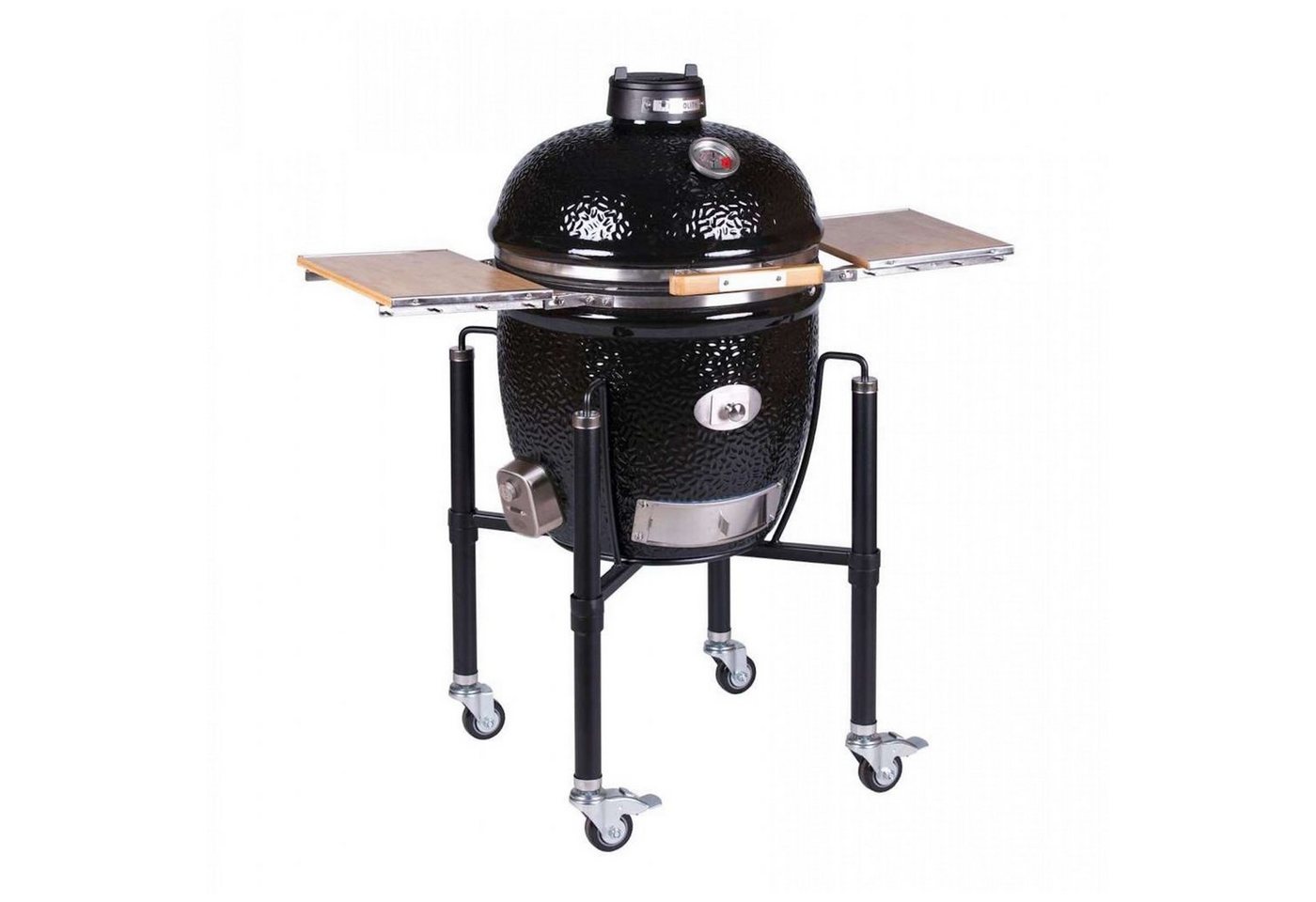 MONOLITH Keramikgrill Monolith Keramikgrill Classic BBQ Guru Edition PRO-Serie 2.0 Black Ø von MONOLITH