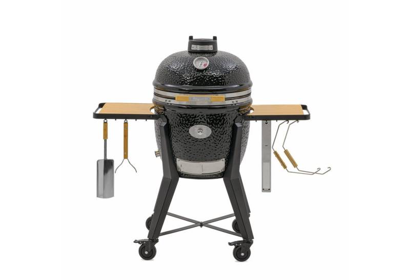 MONOLITH Keramikgrill Monolith Keramikgrill MONOLITH TWO.55 mit Gestell und Seitentische von MONOLITH