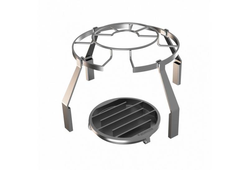 MONOLITH Keramikgrill Monolith Smoke Set .55 mit Smoke Generator für Monolith .55 von MONOLITH
