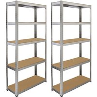 2 x Galwix Regal Werkstattregal Lagerregal Garagenregal Schwerlastregal von MONSTER RACKING