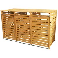 Monster Racking - Mülltonnenbox Mülltonnenverkleidung 3 Tonnen Müllbox Mülltonnenabdeckung Holz Monster Racking - Mülltonnenbox Mülltonnenverkleidung 3 Tonnen Müllbox Mülltonnenabdeckung Holz von MONSTER RACKING