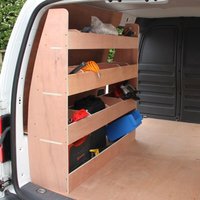 Monster Racking - vw Caddy Fahrzeugausbau Auto Regal Werkstattwagen Werkzeugkasten 122cm h x 122,5cm b von MONSTER RACKING