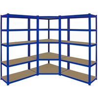 Sparangebot 1 x blaues T-Rax 90cm Eckregaleinheit Eckregal + 2 x blaue T-Rax 90cm Hochleistungsregale Schwerlastregal Lagerregal Garagenregal Sparangebot 1 x blaues T-Rax 90cm Eckregaleinheit Eckregal + 2 x blaue T-Rax 90cm Hochleistungsregale Schwerlastregal Lagerregal Garagenregal von MONSTER RACKING