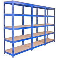 3 Stück Schwerlastregal Steckregal Werkstattregal Kellerregal Lagerregal Regal von MONSTER SHOP