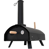 Monster Shop - Outdoor-Pizzaofen ⌀30cm Stahl Tragbar Multi-Brennstoff Holz Kohl Holzpellets bbq von MONSTER SHOP