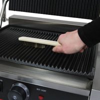 KuKoo Edelstahl Paninigrill Elektrogrill Paninitoaster Sandwichtoaster Grill Tischgrill Gerillt 2200W mit Gratis Draht Reinigungsbürste und 2 x von MONSTER SHOP