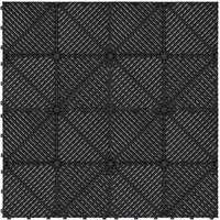 Monster Shop - Belüftete ineinandergreifende Bodenfliesen für Einzelgarage, Schwarz Monster Shop - Belüftete ineinandergreifende Bodenfliesen für Einzelgarage, Schwarz von MONSTER SHOP