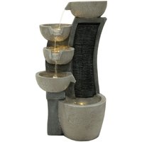 Monster Shop - Elektrischer Gartenbrunnen mit led – Sleek Streams Wasserspiel für Außenbereich von MONSTER SHOP