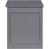 Monster Shop - Paketkasten Paketbox Anti-Diebstahl Paketbriefkasten Grau Postbox Postkasten von MONSTER SHOP