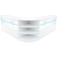 Monster Shop - Weißes Verkaufstheken-Set Andromeda LED-Beleuchtung C1500 LM60 Abschließbare Monster Shop - Weißes Verkaufstheken-Set Andromeda LED-Beleuchtung C1500 LM60 Abschließbare von MONSTER SHOP