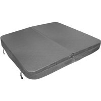 Whirlpool Abdeckung Spa 2x2m Quadratisch Grau Hardtop Wetterfest PVC-Leder von MONSTER SHOP