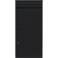 Paketkasten Paketbox xl Anti-Diebstahl Paketbriefkasten Schwarz Paketbox von MONSTER-SHOP