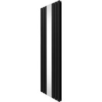 Monster-shop - Paneelheizkörper & Spiegel Heizgerät Modern Vertikal Schwarz 1800 x 565mm von MONSTER-SHOP