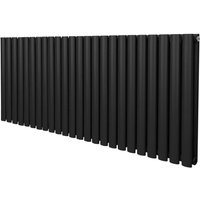 Monster-shop - Röhrenheizkörper Oval 600 x 1440mm Horizontaler Wandheizkörper Paneelheizkörper Matt Schwarz Kohlenstoffstahl Wohn- Badezimmer Küche Monster-shop - Röhrenheizkörper Oval 600 x 1440mm Horizontaler Wandheizkörper Paneelheizkörper Matt Schwarz Kohlenstoffstahl Wohn- Badezimmer Küche von MONSTER-SHOP