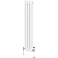 Traditioneller 3-Spalten-Heizkörper Zentralheizung Vertikal Weiß 1500 x 202mm von MONSTER-SHOP