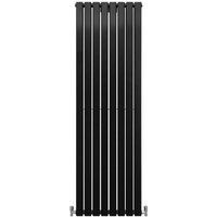 Heizkörper Flachheizkörper Paneelheizkörper Vertikal Matte Schwarz 180cm x 56cm von MONSTER-SHOP