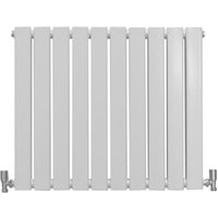 Heizkörper Design Flachheizkörper Paneelheizkörper Horizontal in Weiß 60x70cm von MONSTER-SHOP