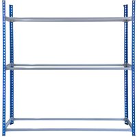 Reifenregal Reifenständer Werkstattregal Autoreifen Regal Blau Tragkraft 450kg von MONSTER-SHOP