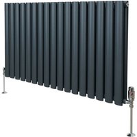 Röhrenheizkörper Oval & Chrom Thermostatventile Modern Anthrazitgrau 600 x 1020mm Röhrenheizkörper Oval & Chrom Thermostatventile Modern Anthrazitgrau 600 x 1020mm von MONSTER-SHOP