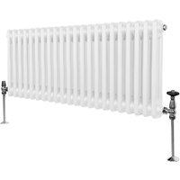 Traditioneller 2-Spalten-Heizkörper Zentralheizung Horizontal Weiß 300 x 1012mm Traditioneller 2-Spalten-Heizkörper Zentralheizung Horizontal Weiß 300 x 1012mm von MONSTER-SHOP