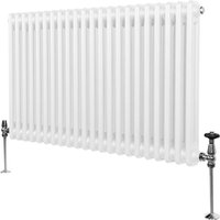 Traditioneller 2-Spalten-Heizkörper Zentralheizung Horizontal Weiß 600 x 1012mm Traditioneller 2-Spalten-Heizkörper Zentralheizung Horizontal Weiß 600 x 1012mm von MONSTER-SHOP